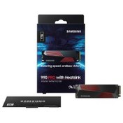 Resim SAMSUNG MZ-V9P1T0CW, 990 PRO, 1TB, 7450/6900, Gen4, NVMe PCIe M.2 2280, SSD (Soğutuculu) 