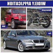 Resim Ulzyvf Araç Egzoz Borusu Turbo Islık Sesi Çıkaran Alüminyum Susturucu - Siyah 120x65mm 