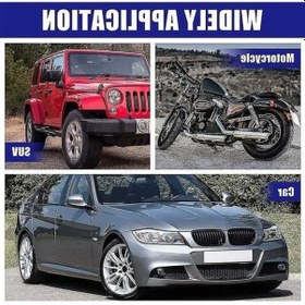 Resim Ulzyvf Araç Egzoz Borusu Turbo Islık Sesi Çıkaran Alüminyum Susturucu - Siyah 120x65mm 