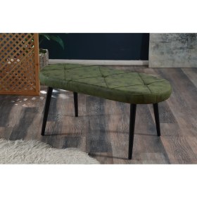 Resim My Massa Bench - Ahşap Siyah Ayaklı 