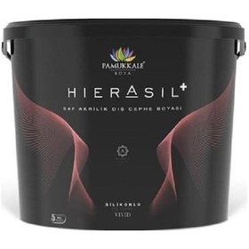 Resim Pamukkale Hierasil %100 Saf Akrilik Silikonlu Dış Cephe Boyası 7.5 Lt 