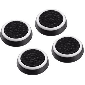 Resim Cafele PS4 - PS5 - Xbox One X/S - Series X - Series S Analog Koruyucu Silikon Pad Beyaz Noktalı 