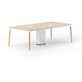 Resim Bürotime Era Çalışma Masası Ahşap 240 x 120 cm Kahverengi 