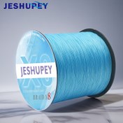 Resim JESHUPEY Ultra-Güçlü 8-Telli Örgülü PE Olta İpi - 300m/500m, Mavi & Yeşil, Yüksek Dayanıklılık & Aşınmaya Dirençli, Çoklu Çekme Dayanıklılığı (5.9KG-39.92KG) Mevcut, Dış Mekan Balıkçılık Ekipmanları|Görünür Makara Tasarımı|Dayanıklı PE Malzeme 