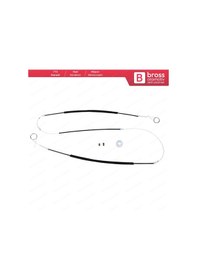 Resim Peugeot 306 1997-2002 Cabrio 922286 İçin Sağ Cam Kriko Tamir Seti 