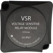 Resim Yaleker 12v Otomatik Şarj Rölesi Vsr - Çift Akü Yönetimi, 125a Sürekli Akım, Led Gösterge, Dayanıklı Fiberglas Kasa 