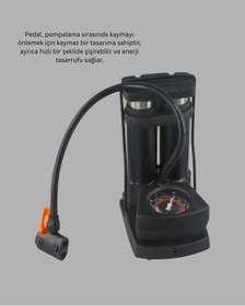Resim fantastik store Kaymaz Pedallı Ayaklı Hava Pompası Tüm Supap Uyumlu - Lisinya 