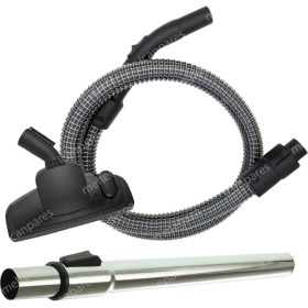 Resim Parmis Arçelik Uyumlu S 6260 Süpürge Çelik Telli Emiş Hortumu Süpürücü Başlık Teleskopik Borusu 