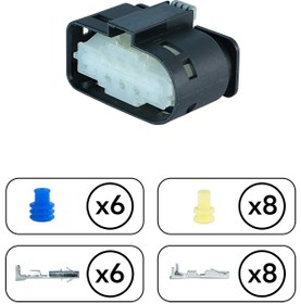 Resim TE Connectivity Mercedes ML W166 Far Soketi 14 Pin Kablosuz 