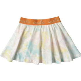 Resim Tie Dye Şortlu Tenis Eteği - Çok Renkli / 3-4 Yaş 