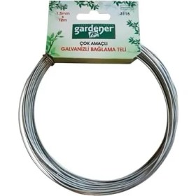 Resim Aesco 3115 Galvanizli Çok Amaçlı Bağlama Teli - 1,5mm x 12M 