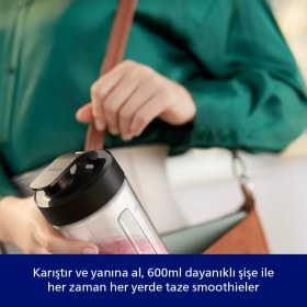 Resim Philips Blender, 350 W, ProBlend teknolojisi, 600 ml hazne, HomeID uygulaması, HR2672/00 