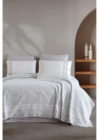 Resim Elart Giza Battaniye Seti Tek Kişilik 4 Parça Gri Gri 