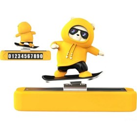 Resim MEGAHAWK Hareketli Kayan Kaykay Numaratör Sarı -Beyaz 