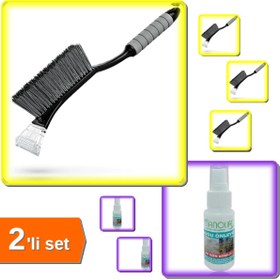 Resim HerEveOyuncak Nanoteknolojik Buğu Önleyici Sprey + Profesyonel Buz Kazıyıcı Seti - 45 Gün Etkili + 50ML - 6B8F1F 