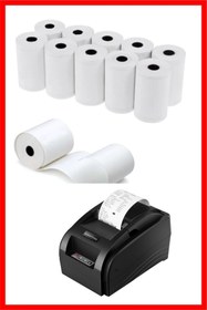 Resim Matbaalife Termal Pos Rulosu, Adisyon Rulosu,termal Yazıcı Kağıdı, Bilgi Fişi 80 Mmx 30 Mt (10 PAKET) 100 Adet 