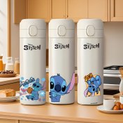 Resim 1 adet 14.2oz Taşınabilir Paslanmaz Çelik Zıplayan Bardak Kilit Kapaklı, Su Şişesi, Dikiş Serisi Tema, Çoklu Renklerde Mevcut, Kapalı Kapak, Seyahat İçecek Taşıma ve Hediye İçin İdeal 