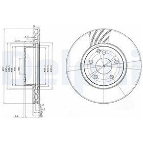Resim Mercedes E320 W211 Fren Diski On 2003-2008 Delphı Bg3756 2adettir 