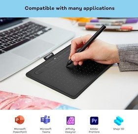 Resim Wacom Ctl-4100Wlk-N İntuos S Çizim Tableti, Siyah 