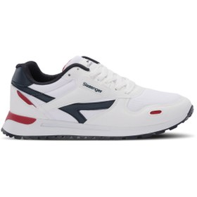 Resim Slazenger OPTIMAX I Erkek Günlük Ayakkabı Beyaz / Lacivert 