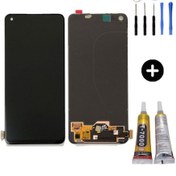 Resim Oppo Find X5 Lite Uyumlu Servis Lcd Ekran Dokunmatik + Montaj Seti 
