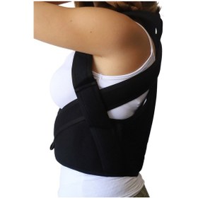 Resim Dik Duruş Korsesi Balenli Unisex Kamburluk Korse Koltuk Altı Acıtmayan Tasarım 125 