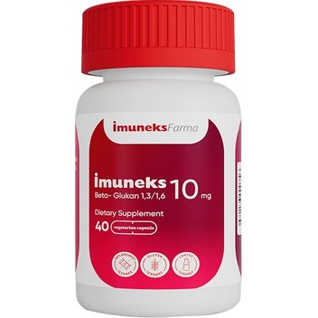 Imuneks Farma Beta Glukan 10 mg 40 Kapsül