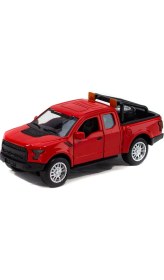 Resim Mixoyuncak Metal Ford Ranger Pikap Çek Bırak Işıklı Kırmızı 12 cm 