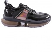 Resim Dgn Kadın Kalın Taban Silver Ip Taşlı Sneakers Ayakkabı Siyah 10653136 