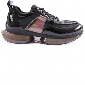 Resim Dgn Kadın Kalın Taban Silver Ip Taşlı Sneakers Ayakkabı Siyah 10653136 
