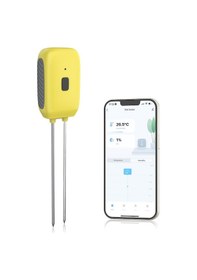 Resim Vkemall Toprak Test Cihazı Sıcaklık Nem Test Ölçer Saksı Bitkisi Nem Ölçüm Cihazı Mobil Çok Renkli 