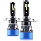 Resim Symbee 2 Adet Ip68 Su Geçirmez Led Far Ampulü, 50w H4/hb2/9003, 6000lm, Uzun Menzil, 6000k Renk Sıcaklığı 