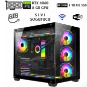 Resim Ramtech Suppley Ryzen 7 5700X / Rtx 4060 8gb / 32GB Ram / 1tb Nvme M2 SSD / Sıvı Soğutmalı Oyuncu Bilgisayarı 