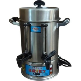 Resim 50 Adet Gri Elegance Çaymatik, Şık ve Kullanışlı Çay Makinesi Seti 