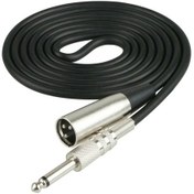 Resim Suntek Xlr Erkek - 6.35MM 1/4" Mono Erkek Mikrofon Ses Dönüştürücü Ofc Kablosu 3 CM 