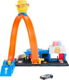 Resim Hot Wheels Polis İstasyonu Oyun Seti JBM71 