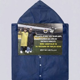 Resim Fenerbahçe Lacivert Süper Kupa Çocuk Yağmurluk - Lacivert / Standart 
