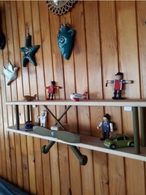 Resim Mrtahsap Mrtahşap-Uçak Raf-Çocuk Odası-Ahşaptan-Duvar Rafı 