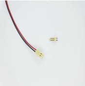 Resim Sanec 2,54mm 2 Pin 2510 Kablolu Dişi Konnektör + 180d Erkek Pcb Tipi 10cm - 0,50mm - Çift Taraflı 