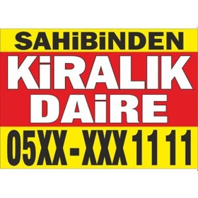 Resim Sahibinden Kiralık Emlak Branda Afiş Pankart (436276744) 
