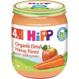 Resim Hipp Organik Elmalı Havuç Püresi 125 gr 