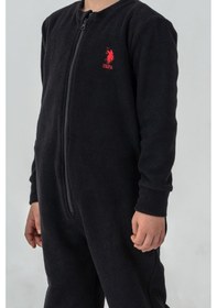 Resim U.S. Polo Assn. U.s. Polo Assn Erkek Çocuk Siyah Tulum Us2237-c-v2 Siyah 