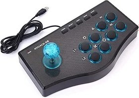 Resim Spactz Wired Game Controller Game Rocker USB Arcade Joystick USBF Stick for Computer PC Gamepad Gaming Console 