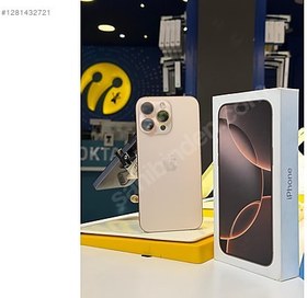 Resim Apple iPhone 16 Pro Max İkinci El YD | 256 GB | Çöl Titanyum 
