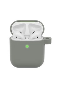 Resim Wozlo Apple Uyumlu AirPods 1. Ve 2. Nesil Koruyucu Silikon Kılıf - Silikon Koruma Kılıfı - Gri 