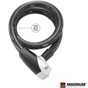 Resim MAGNUM Kilit - Magnum Spiral 25x1100 3021 Anahtarlı 