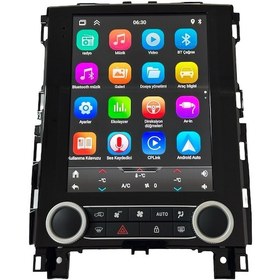 Resim Renault Megane 4 Tesla 2016/2024 8gb Ram 64gb Hafıza Carplay Kamera Android Multimedya 12" 