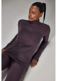Resim Defacto Slim Fit Dar Kesim Dik Yaka İçi Yumuşak Tüylü Hırka G4087ax25aubn340 Kahve-bn340 