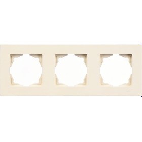 Resim Günsan Eqona Krem Üçlü Çerçeve 