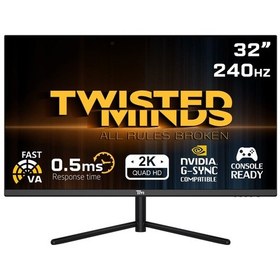 Resim Twisted Minds TM32QHD240VA 32" 0.5 MS 240 Hz 2K QHD VA LED Monitör 